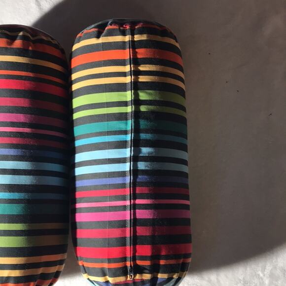 Ling's Designs Colorful Round BolsterPillows. OS - Picture 2 of 4